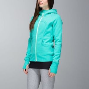 Aqua lululemon scuba jacket